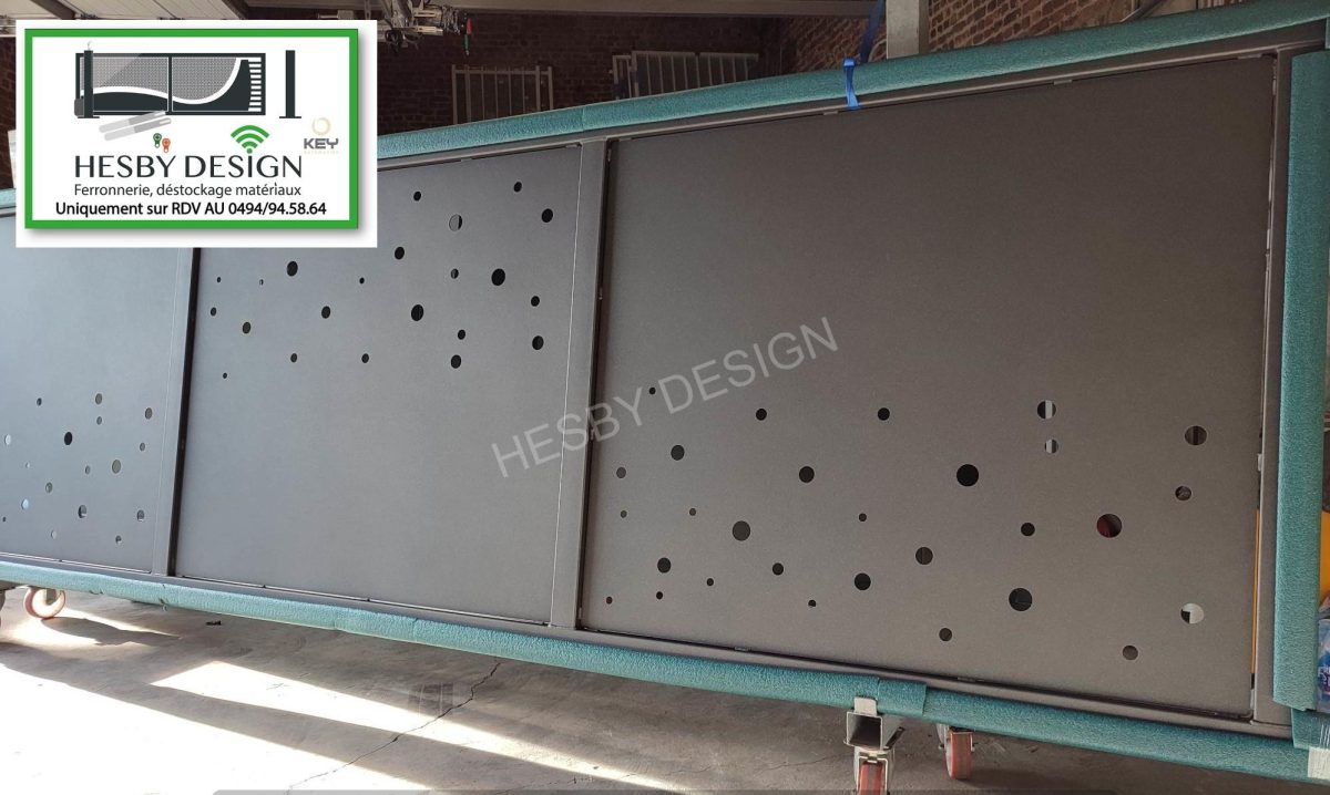 Barrière ,portail coulissant  Mod : BUX
